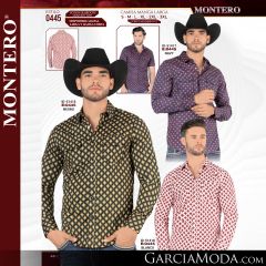 Camisa Vaquera Montero Western 0445-Navy_L-Navy_S-Negro-Blanco