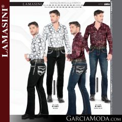 Pantalon Lamasini Western 1851-Negro-Dark Blue