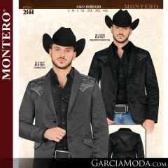 Camisa Vaquera Montero Western 2181-Negro_Characoal-Characoal