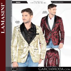 Saco Lamasini Western 35201-Negro_Vino-Crema