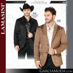 Saco Lamasini Western 505-Negro_Negro-Mostaza