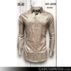 Camisa Vaquera Montero Western MT-4019-Khaki