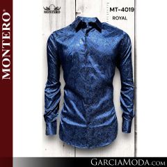 Camisa Vaquera Montero Western MT-4019-Royal