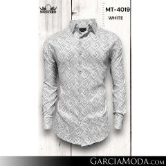 Camisa Vaquera Montero Western MT-4019-White