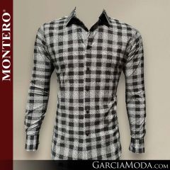 Camisa Vaquera Montero Western 4001-Grey
