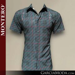 Camisa Vaquera Montero Western 4001-Teal