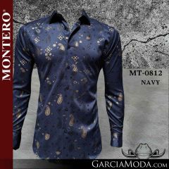 Camisa Vaquera Montero Western 0812-Navy