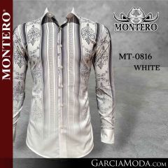 Camisa Vaquera Montero Western 0816-White