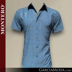 Camisa Vaquera Montero Western 4003-Teal