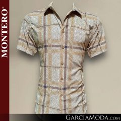 Camisa Vaquera Montero Western 4004-Beige