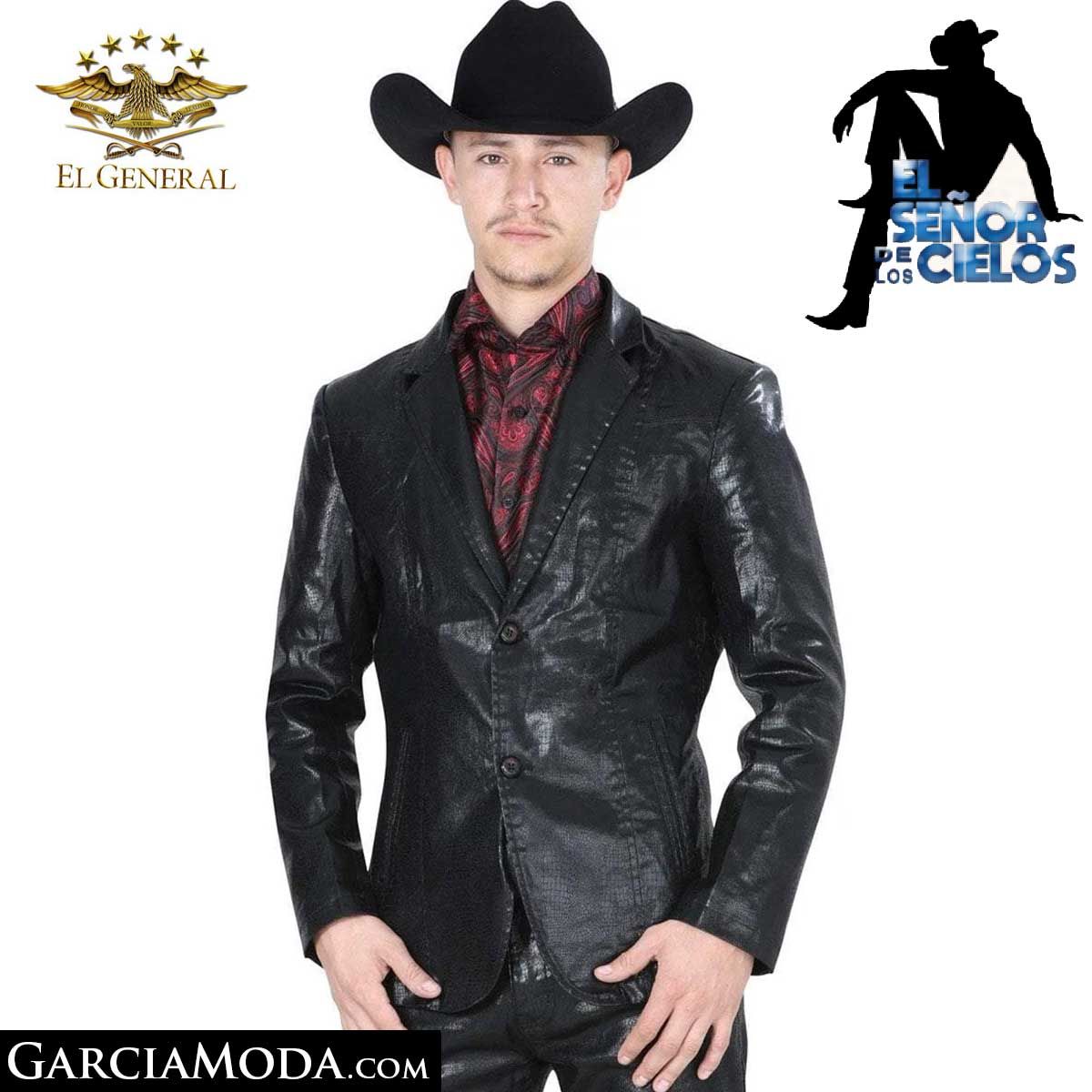 Blazer Señor de los Cielos 42106-Black-Snake Western Wear,  -