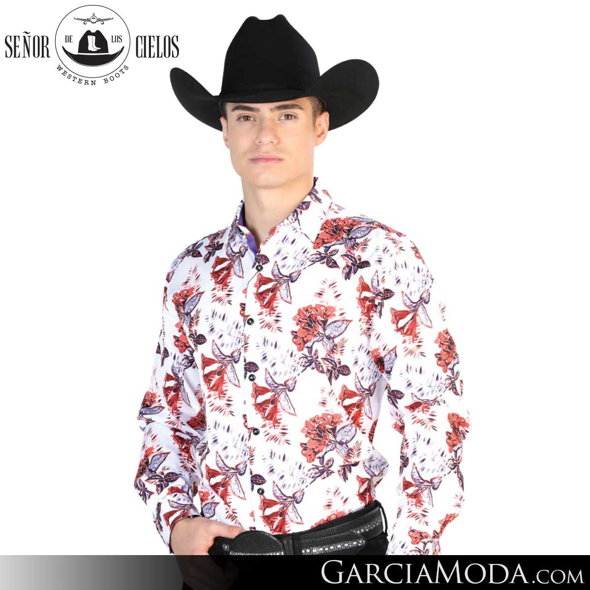 Camisa Vaquera para dama- color blanco - Country Cowboy - Wester