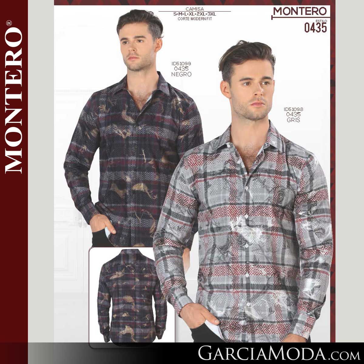 Camisa Montero niño LCS126-Khaki Western Wear,  