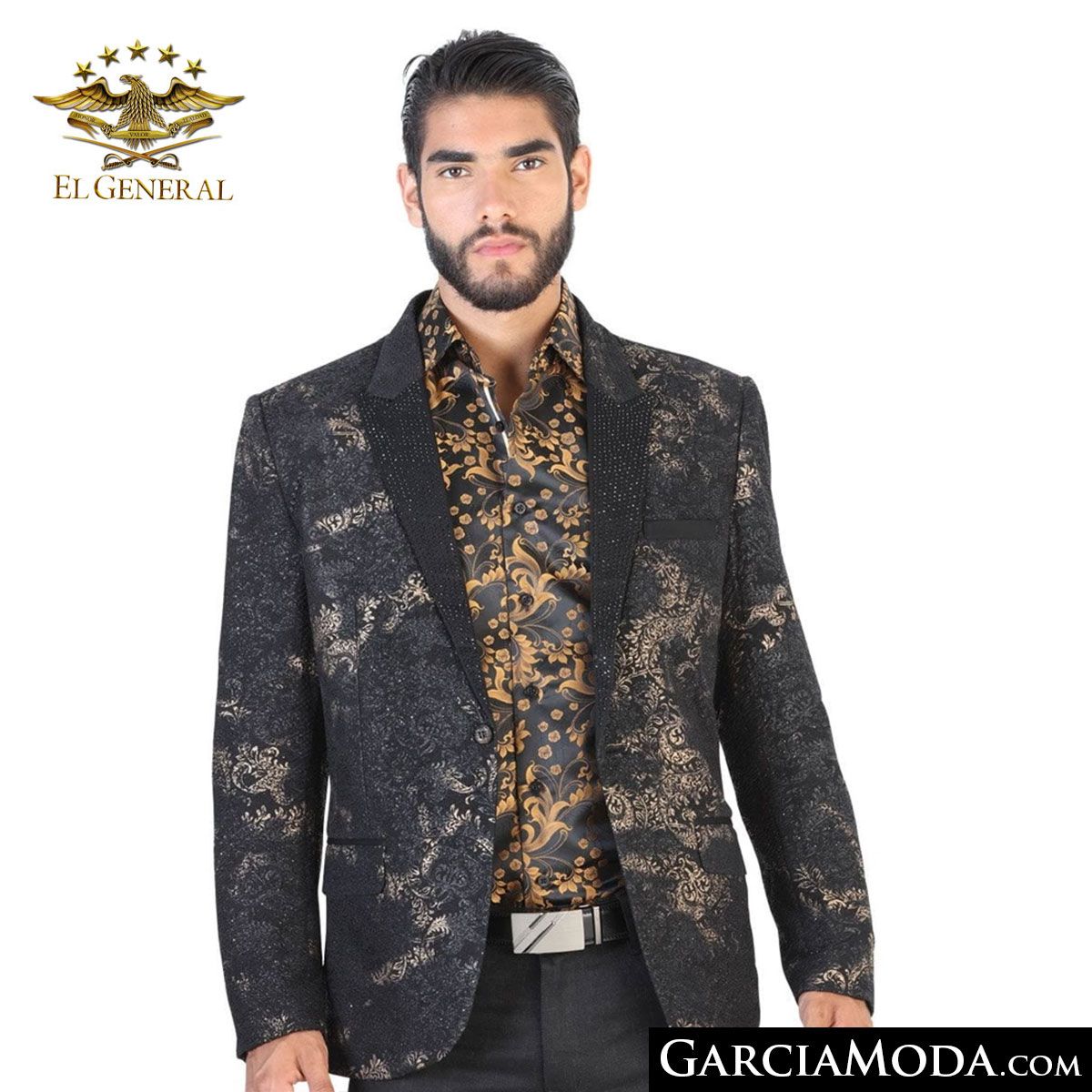 Blazer Señor de los Cielos 42842 Cafe Western Wear,  -