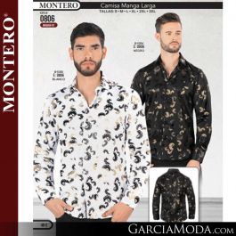 Saco Montero Western 0806-Negro-Blanco Western Wear, GarciaModa.com