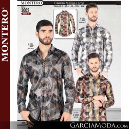 Saco Montero Western 3002-Blanco-Negro-Gold Western Wear, GarciaModa.com